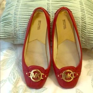 Michael Kors Red Flats